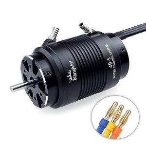 KingVal Replacement 4082 1600KV Brushless Motor with Water Cooling Jacket for Miss Vegas Nitro RC Boat