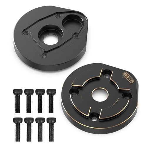 COOWOO RC Outer Portal Covers Upgrade Parts for 1/10 SCX10 III RC Trucks Set of 2 Precision CNC Machined Enhanced Stability and Improved Traction 3.39oz Pictures of RC Trucks