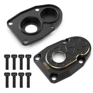 COOWOO RC Outer Portal Covers Upgrade Parts for 1/10 SCX10 III RC Diggers and Trucks Set of 2 Precision CNC Machined Enhanced Stability and Improved Traction 1oz