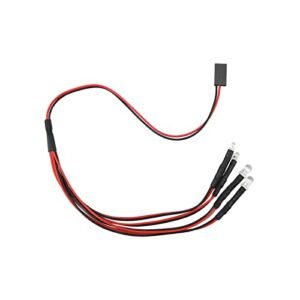 Haofy 4 LED Light Kit Upgrade for Die Cast RC Car Scx24 1 24 Remote Control Car