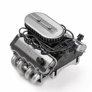 JOYSOG V8 RC Car Engine Kit F76 Dual Fans Heat Sink for 1/10 TRX4 TRX6 G500 SCX10 D90 Brushless Motor Cooling