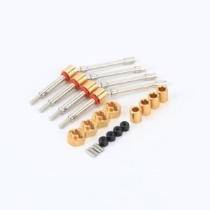 RCAWD SCX24 4MM Wide CVD Drive Shaft Set for Axial 1/24 SCX24 AX24 Series Upgrades