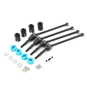 Heavy Duty 1 10 RC Wheels and Tyres Compatible with Traxxas Slash 4X4 Rustler VXL 4x4 Stampede VXL 4x4 Upgraded Drive Shaft Front and Rear CVD Driveshaft
