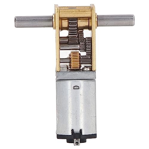 DC 3V 15RPM Micro Speed Reduction Motor Full Metal Gearbox 0.15A Electric Gear Box Motor for DIY RC Robots and Electronic Projects