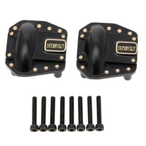 MEUS Racing AR45 70g Brass Differential Cover for Axial SCX10 PRO SCX10 III 1/10 Scale RC Differential Upgrade Parts 2pcs