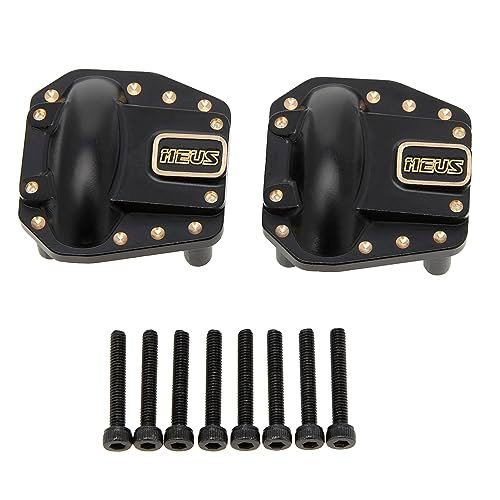 MEUS Racing AR45 70g Brass Differential Cover for Axial SCX10 PRO SCX10 III 1/10 Scale RC Differential Upgrade Parts 2pcs