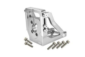 JOYSOG Aluminum Alloy Quick Release Motor Base for TRAXXAS 1 6 4WD XRT 8S 78086 4 RC Motor Mount Bracket Upgrade Part Silver Compatible with 1 6 Scale RC Tires