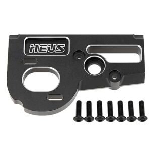 MEUS Racing Aluminum CNC Motor Mount Compatible with Shock Oil for RC Crawler Axial 1/10 SCX10 PRO Upgrades