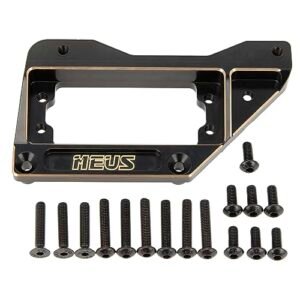 MEUS Racing SCX10 PRO Brass Servo Mount Front Axle for Axial 1/10 SCX10 PRO 4X4 Kit Pro Performance RC Servo