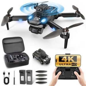 Holy Stone HS720 4K HD Mini Drone with Camera for Adults Foldable GPS Brushless Motor Waypoint Fly 32 Mins Flight Time Beginner Friendly