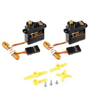DSPOWER 4.3G Mini Servo Motor Drone Motor in RC Car High Performance Digital Coreless Metal Gear for RC Models