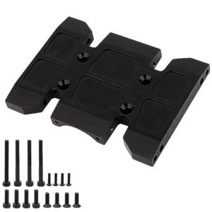 RZXYL Aluminum Alloy Transmission Mount Skid Plate Upgrade for Toyota Tacoma RC Crawler Body Axial SCX10 PRO 1/10