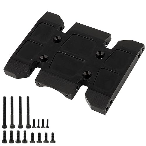 RZXYL Aluminum Alloy Transmission Mount Skid Plate Upgrade for Toyota Tacoma RC Crawler Body Axial SCX10 PRO 1/10