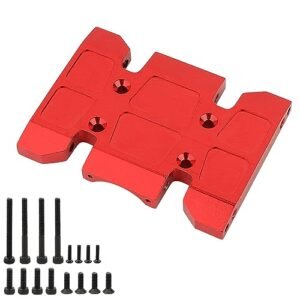 RZXYL Aluminum Alloy Transmission Mount Gearbox Skid Plate Upgrade for Dodge Ram RC Crawler Body Axial SCX10 PRO 1/10