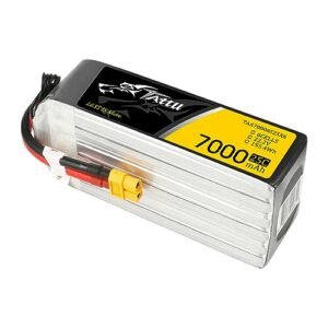 TATTU 25C 22.2V 6S 7000mAh Lipo Battery Pack with XT60 Plug