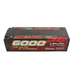 Gens ace Redline Series 6000mAh 15.2V 130C 4S1P HardCase HV Lipo Battery