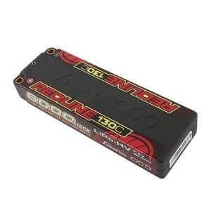 Gens ace Redline Series 6000mAh 7.6V 130C 2S2P HardCase HV Lipo Battery for RC Models