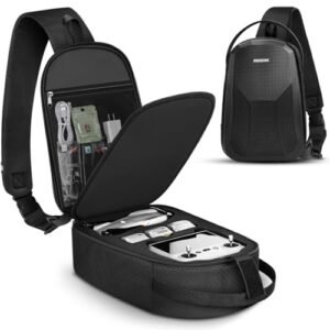 PEKREWS Air 3S Drone Case with RC Air Bag Suspension System for DJI Air 3 and Air 3S Fly More Combo Accessories