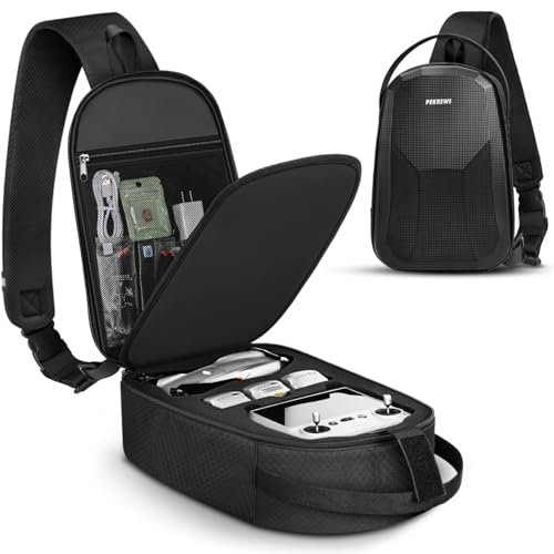 PEKREWS Air 3S Drone Case with RC Air Bag Suspension System for DJI Air 3 and Air 3S Fly More Combo Accessories