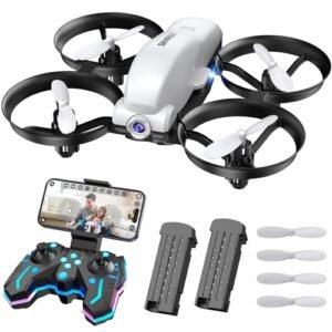 SIMREX X700 Drone with 720 HD Camera WiFi FPV Live Video 6 Axis RC Quadcopter Altitude Hold Headless Mode Optical Flow Positioning One Key Take Off Land Propel RC Helicopter App Control