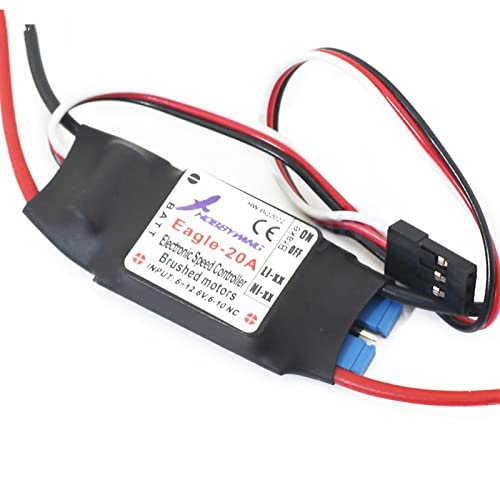 Hobbywing 20A 2KHz PWM Brushed Motor ESC Speed Controller for Bald Eagle RC Plane