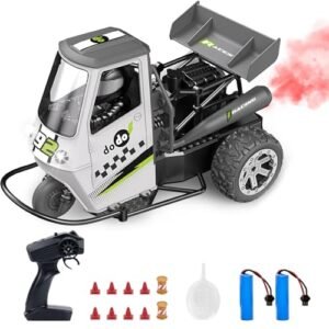 ACAMMZAR Udi RC Drift Truck 1 16 Scale Remote Control Car with Spray Light and Music for Kids