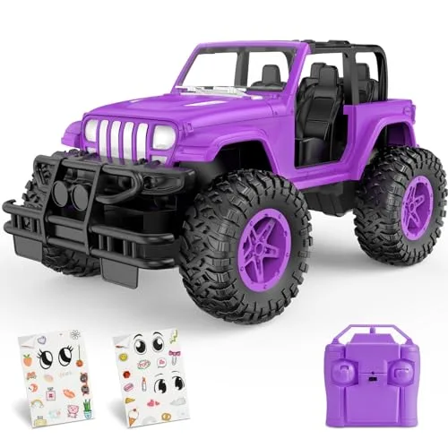 NQD Best RC Cars for Teens 1/16 Scale Remote Control Jeep Car with 80 Min Playtime and 2.4Ghz Off Road RC Trucks