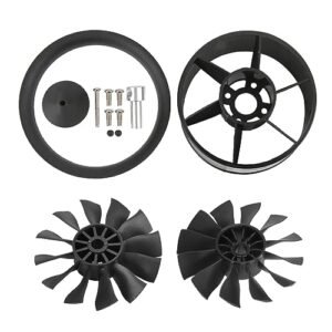 CW 50mm Ducted Fan Unit 12 Blades RC Jet Engine Combustion Chamber Compatible EDF Fan for RC Airplane Model