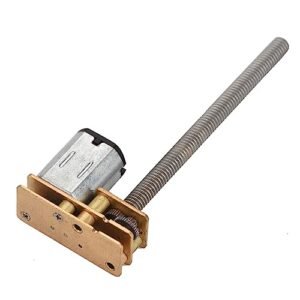 1024GA20 DC 6V 12V N20 Gear Motor 1000RPM M4 X 55mm Shaft Metal Gear Reduction Motor for DIY Projects