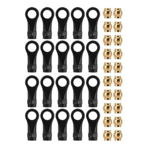INJORA 20Pcs Plastic Rod Ends with Brass Link Balls for TRX4M Upgrade 1 18 RC Shocks Crawler
