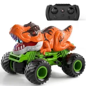 Bennol RC Dinosaur Car for Kids Remote Control Toy by Leading RC Hobby Companies 2.4Ghz Electric with Light Sound Spray for Ages 3 4 5 6 7 8