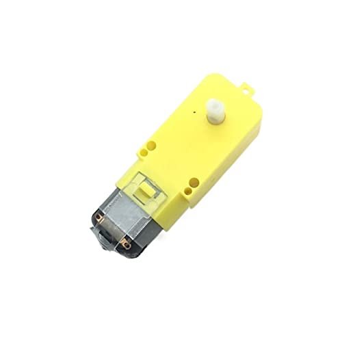 High Torque Gear Motor TT Motor 3V 6V Smart Car Motor 1 48 Strong Magnetic Anti interference Dual axis Plastic Case DC Gear Motor 12v Motor 37RPM