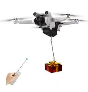 DJI Mini 3 Pro Drone Airdrop System Payload Clip Remote Control Release Device