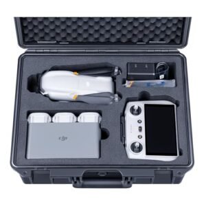 Lykus Titan MA310 Waterproof Hard Case for DJI Air 3S Air 3 and DJI RC 2 RC N2 with Titan RC Batteries Support Lanyard CASE ONLY