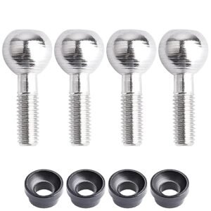 FriHobby Pivot Balls and Cap Bushings Set for Traxxas Stampede 4X4 VXL Brushless RC Monster Truck 4 Pack