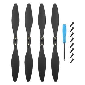 eMagTech 4Pcs Propeller Blade Replacement for Holy Stone 720 720E Drones Includes 8 Screws and 1 Screwdriver