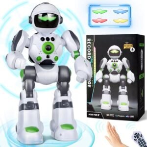 Zreswap Cocomelon Dancing and Singing RC Radio Control Vehicles Programmable Robot Toy for Kids with Voice Recording and Gesture Control
