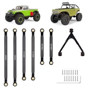 Hobbyfire High Clearance Links Set Aluminum Upgrade for SCX24 Deadbolt AXI90081 Axial 1 24 RC Crawler Car at RC Willey Clearance Store