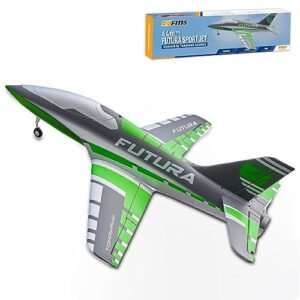 FMS 64mm RC Jets Futura EDF Sport Jet Green Remote Control Airplane PNP for Beginners