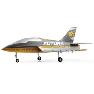 FMS Rc Jets Futura 64MM EDF Sport Jet Yellow PNP Remote Control Airplane for Beginners and Trainers in rc planes and jets Category
