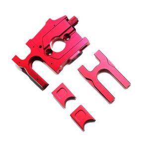 Mesimsple Alloy Senton 6s Motor Mount Compatible with Arrma 1/7 Infraction Limitless Mojave and 1/8 Typhon Outcast Kraton 6S BLX Including RC Body Shells 1/8
