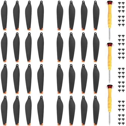 32 Pcs DJI Mini 4 Pro Mini 3 Pro Replacement Propellers Low Noise Quick Release Blades RC Motors and Propellers