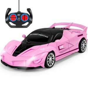 Bloolilies Pink RC 1 3 Scale Remote Control Racing Car for Girls and Boys Ages 3 4 5 6 7 8 12 Christmas Birthday Gift Toy