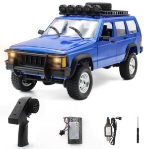 Fistone RC Car 1 12 Scale Remote Control Rock Crawler 2.4Ghz 4WD Off Road Truck with LED Light Waterproof All Terrain Climbing Vehicle for Kids and Adults