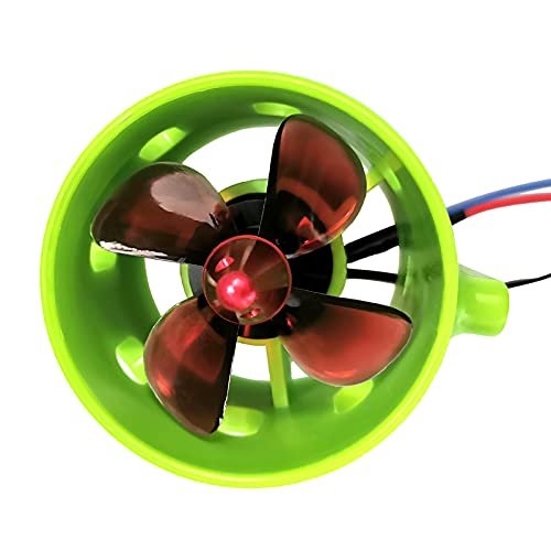 HUIOP Cheapest RC Jet Engine 1000KV Underwater Brushless Motor with 4 Blade Propellers 12 24V Waterproof Electric Drive for RC Bait Boat Nest Ship
