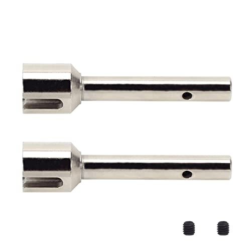 RCAWD Super Swamper RC Truck Tires 2X 45 Steel Rear Stub Axle 16X65mm for 1 6 Losi Super Baja Rey Rock Rey Upgrade Parts