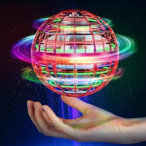 Semai RC Helicopter Spinning Flying Orb Ball 2023 Upgrade Hand Controlled Mini Galactic Drone Toy for Kids Ages 8 13