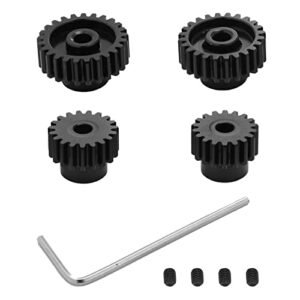 TAMIYA TT01 TT02 TB02 TA05 Grasshopper Wasp 1/10 RC Car Aluminum Alloy Motor Gear Set 18T 19T 23T 24T