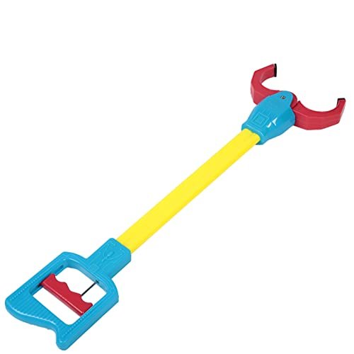 Kids Robot Claw Hand Grabber Toy Yellow Interactive Play Tool for Children