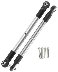 RCMYou Stainless Steel Turnbuckles Camber Links Upgrade for 1/10 WideMaxx 89086 4 Perfect for Heads Up RC Airplanes Enthusiasts